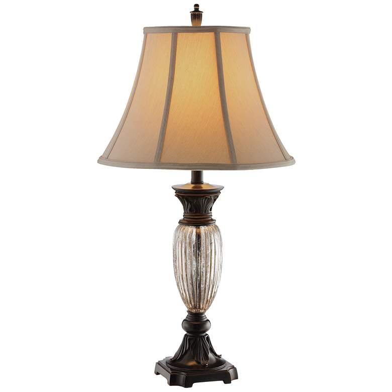 Image 1 Tempe 31.25 inch High 1-Light Table Lamp - Antique Mercury