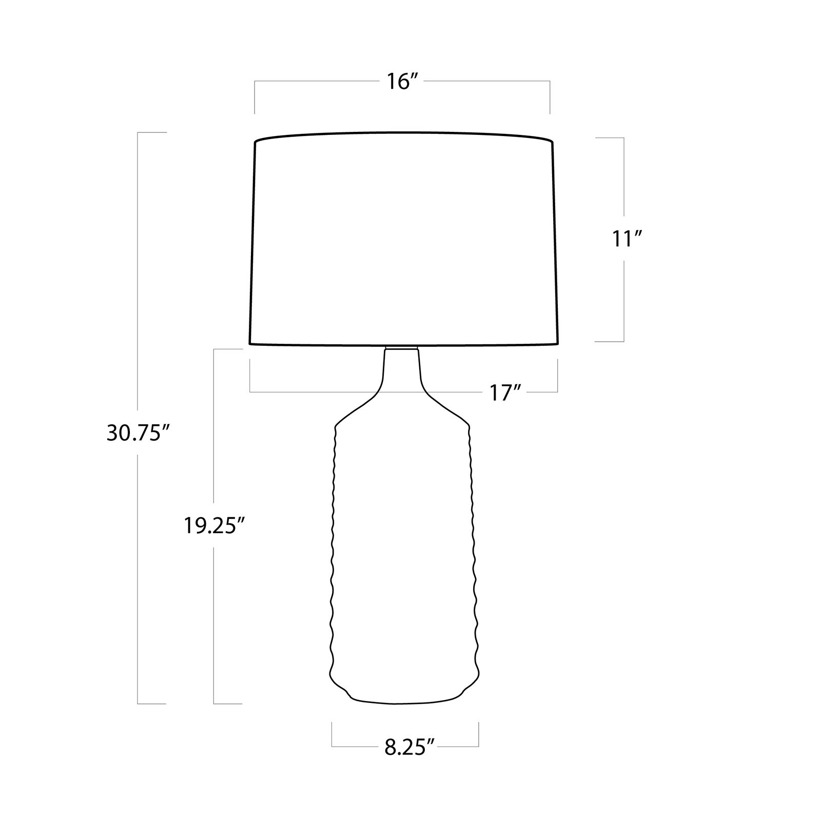 Image 6 Temperance Ceramic Table Lamp (Olive) more views