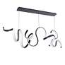 3_Tempest 27.75"H x 67"W 1-Light Linear Pendant in Black more views