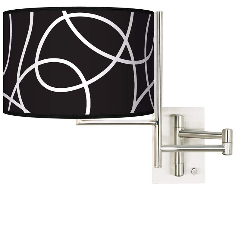 Image 1 Tempo Abstract Plug-in Swing Arm Wall Light