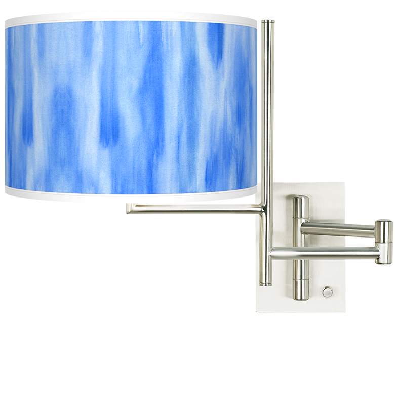 Image 1 Tempo Blue Tide Plug-in Swing Arm Wall Light