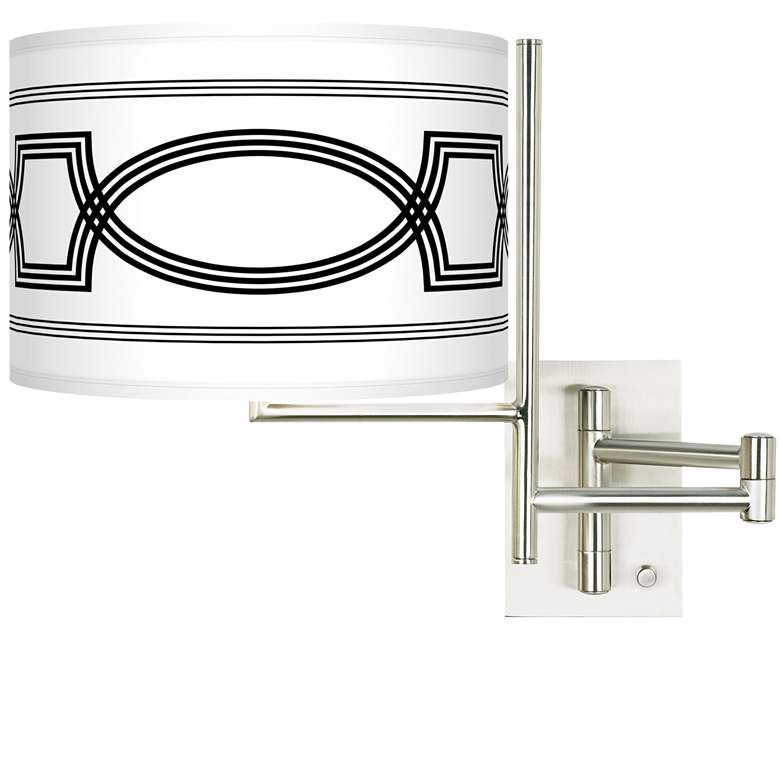Image 1 Tempo Concave Plug-in Swing Arm Wall Lamp