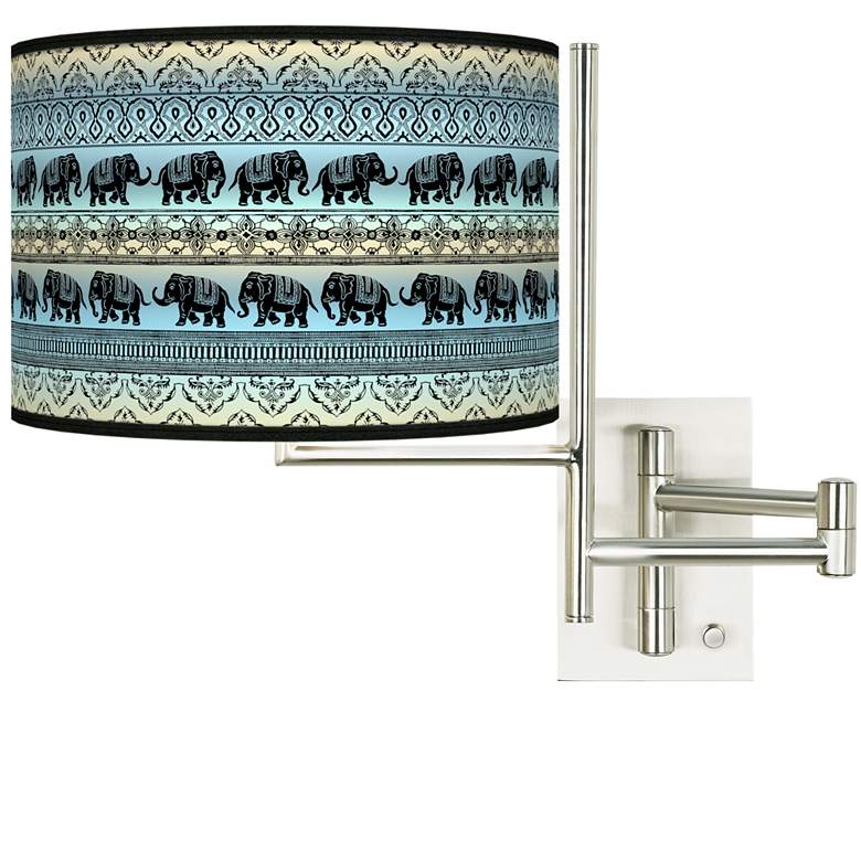 Tempo Elephant March Plug-in Swing Arm Wall Lamp