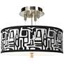 Tempo Giclee 14" Wide Ceiling Light