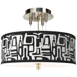 Tempo Giclee 14&quot; Wide Ceiling Light