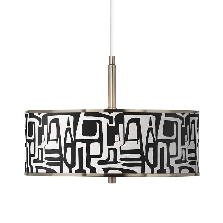 Image 1 Tempo Giclee Glow 16 inch Wide Pendant Light