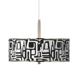 Tempo Giclee Glow 16&quot; Wide Pendant Light