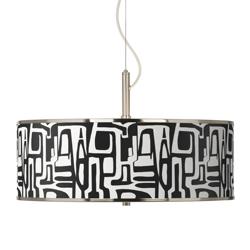 Tempo Giclee Glow 20&quot; Wide Pendant Light