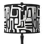 Tempo Giclee Paley Black Table Lamp