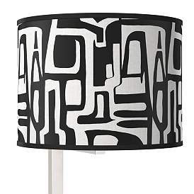 Image2 of Tempo Glass Inset Table Lamp more views