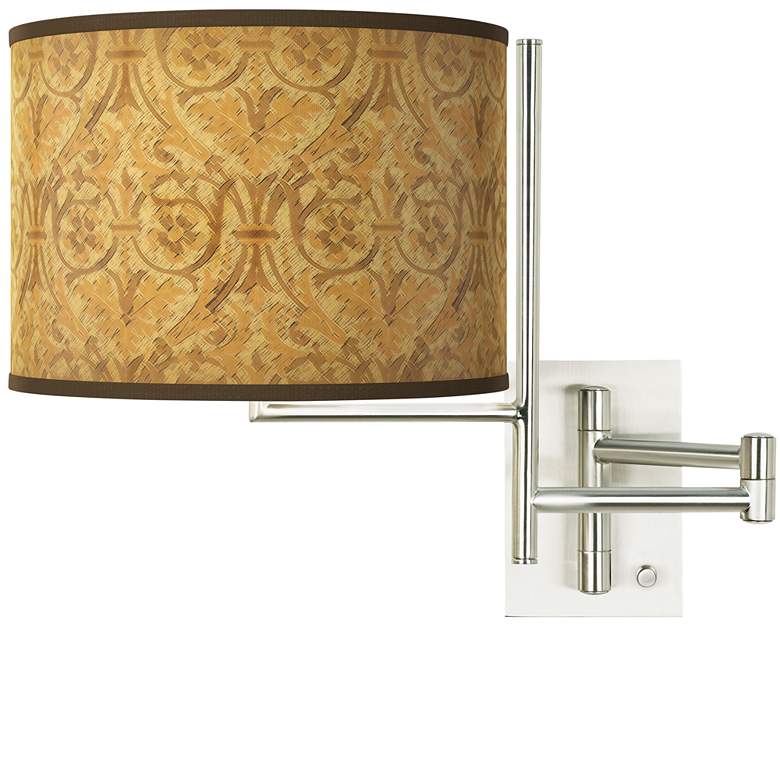 Image 1 Tempo Golden Versailles Plug-in Swing Arm Wall Lamp