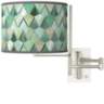 Tempo Misty Morning Plug-in Swing Arm Wall Lamp