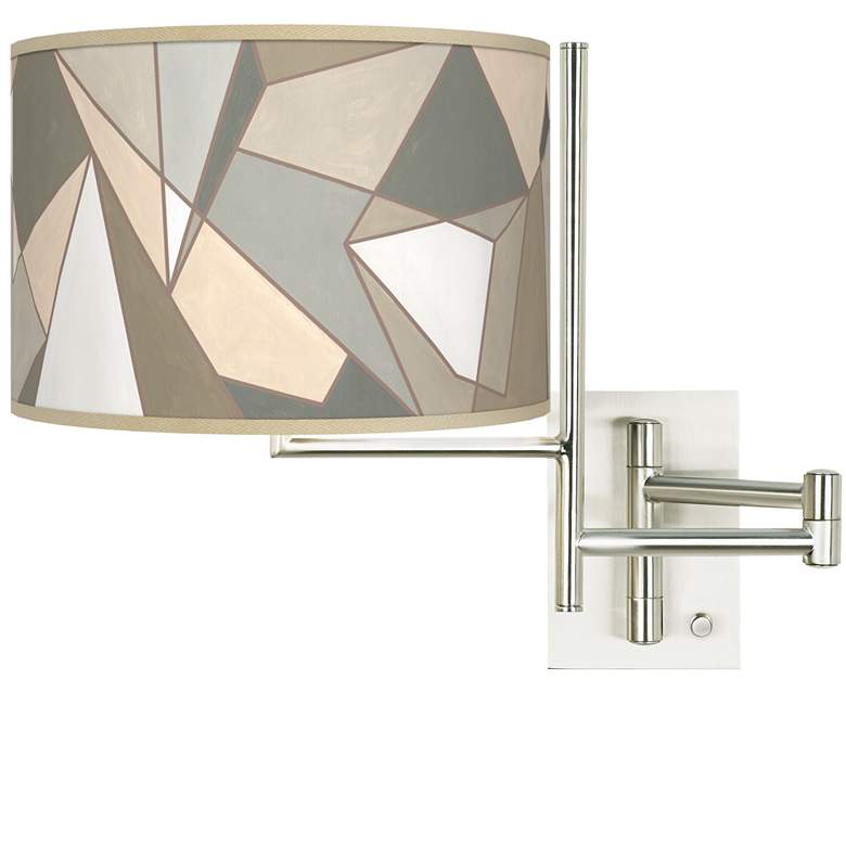 Image 1 Tempo Modern Mosaic I Plug-in Swing Arm Wall Light