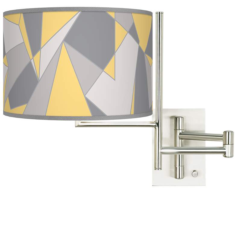 Image 1 Tempo Modern Mosaic II Plug-in Swing Arm Wall Light