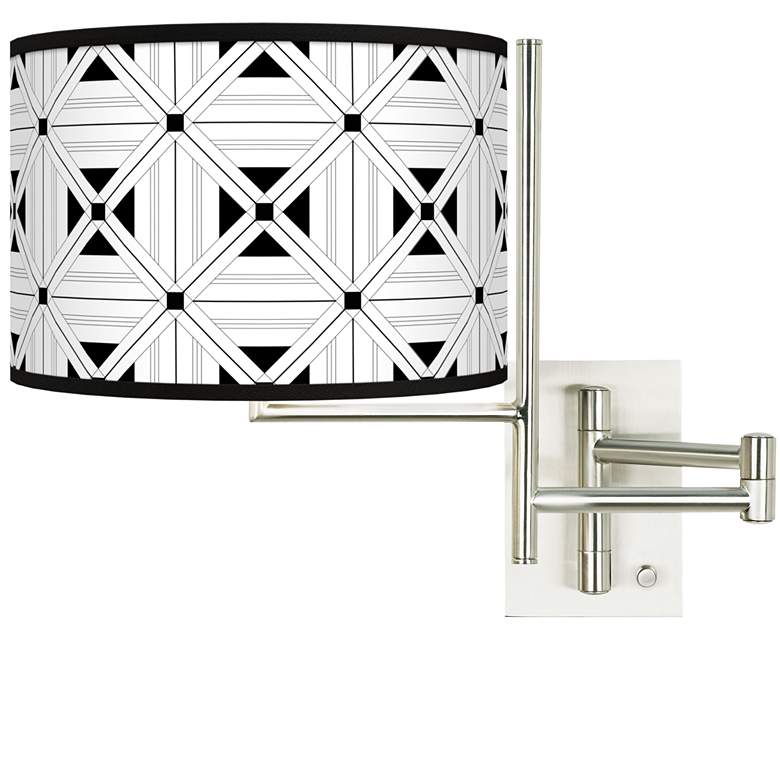 Image 1 Tempo Quadrille Plug-in Swing Arm Wall Lamp