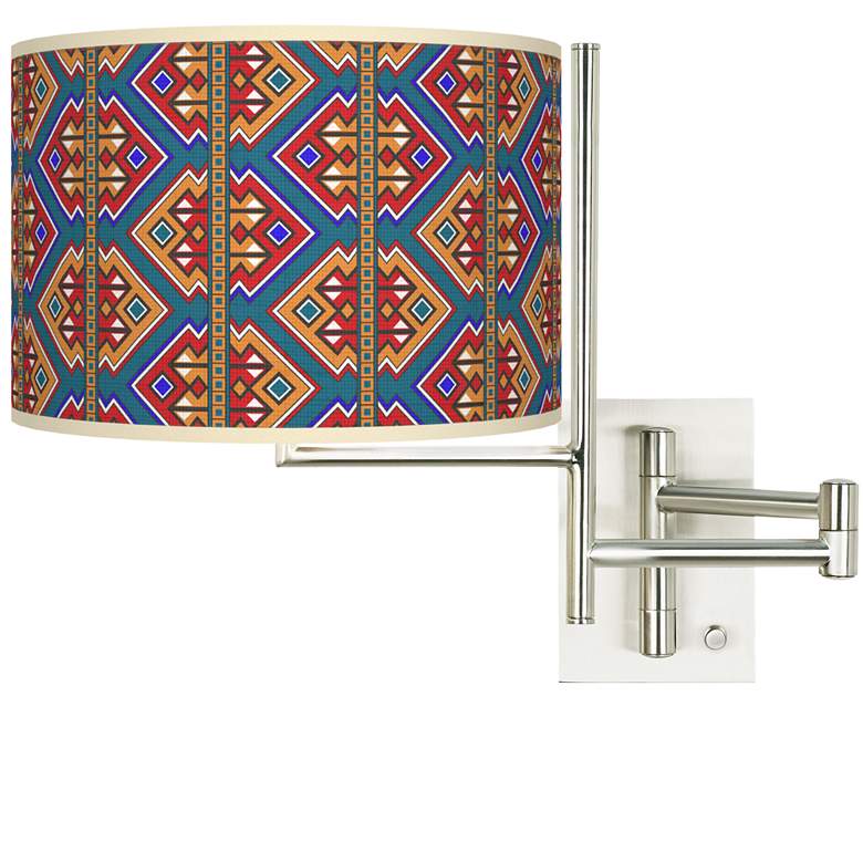 Image 1 Tempo Rich Bohemian Plug-in Swing Arm Wall Lamp