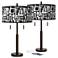 Tempo Robbie Bronze USB Table Lamps Set of 2
