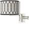 Tempo Rustic Chic Plug-in Swing Arm Wall Lamp