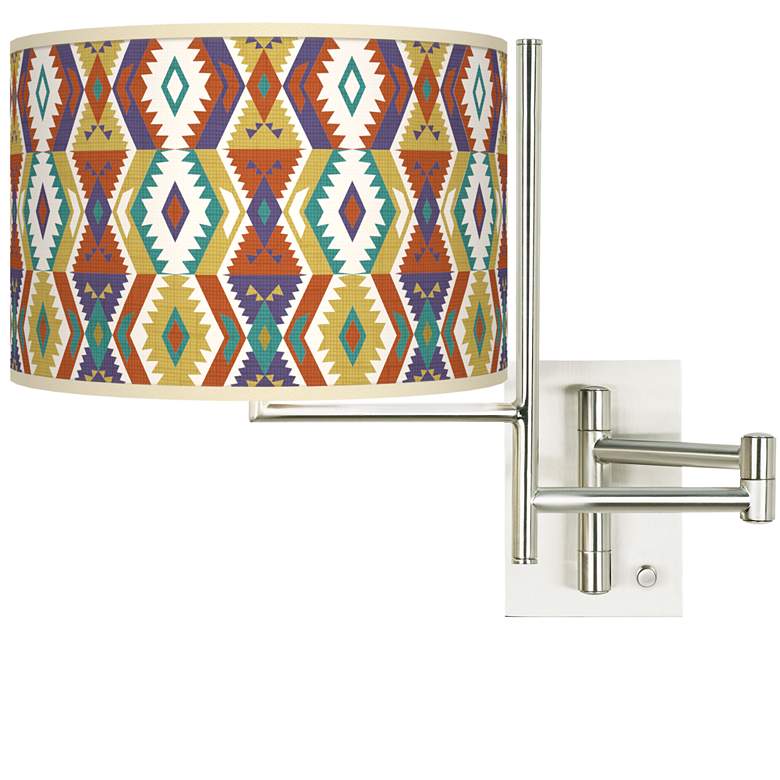 Image 1 Tempo Southwest Plug-in Swing Arm Wall Lamp