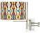 Tempo Southwest Plug-in Swing Arm Wall Lamp