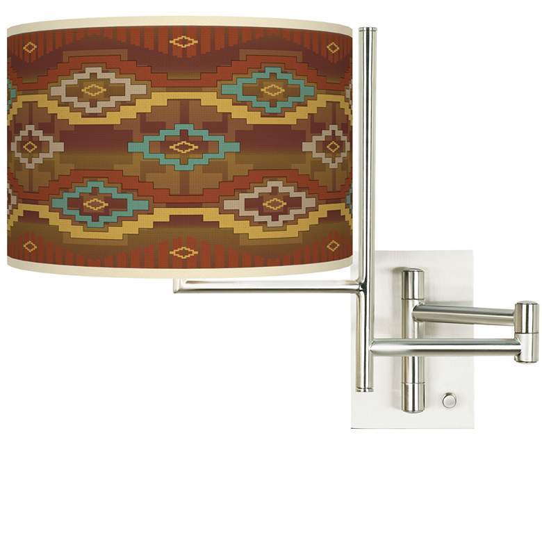 Image 1 Tempo Southwest Sienna Plug-in Swing Arm Wall Lamp