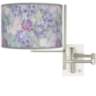 Tempo Spring Flowers Plug-in Swing Arm Wall Lamp