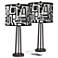 Tempo Susan Dark Bronze USB Table Lamps Set of 2