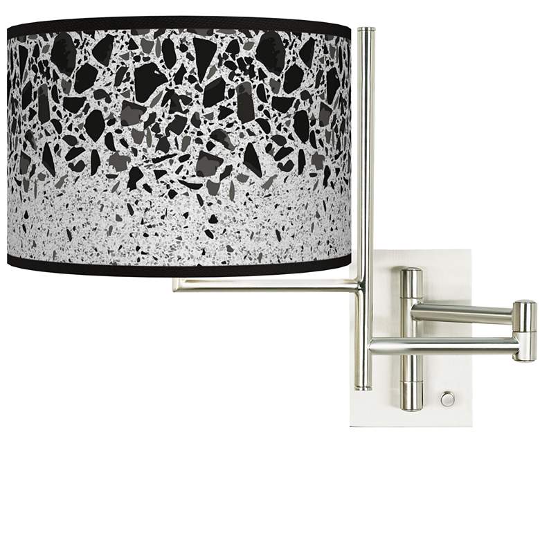 Image 1 Tempo Terrazzo Plug-in Swing Arm Wall Lamp