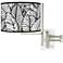 Tempo Tropical Leaves Plug-in Swing Arm Wall Light