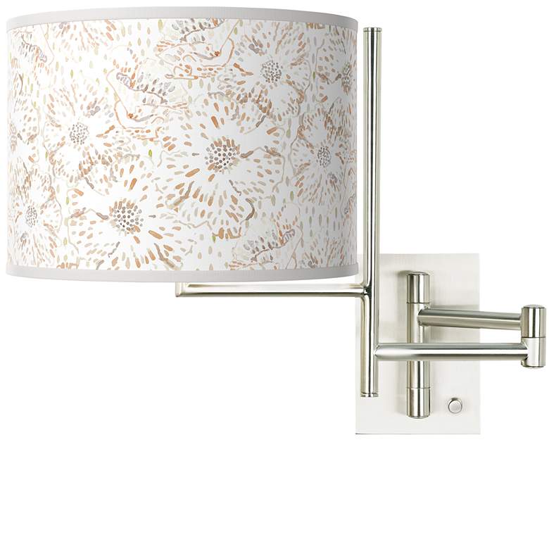 Image 1 Tempo Windflowers Plug-in Swing Arm Wall Lamp