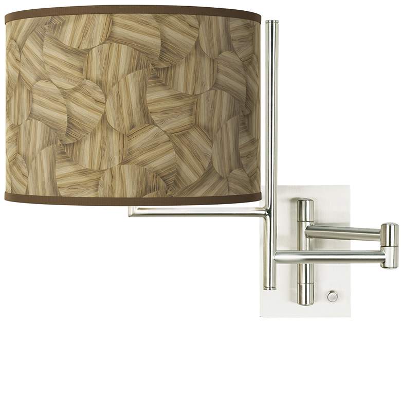 Image 1 Tempo Woodland Plug-in Swing Arm Wall Lamp