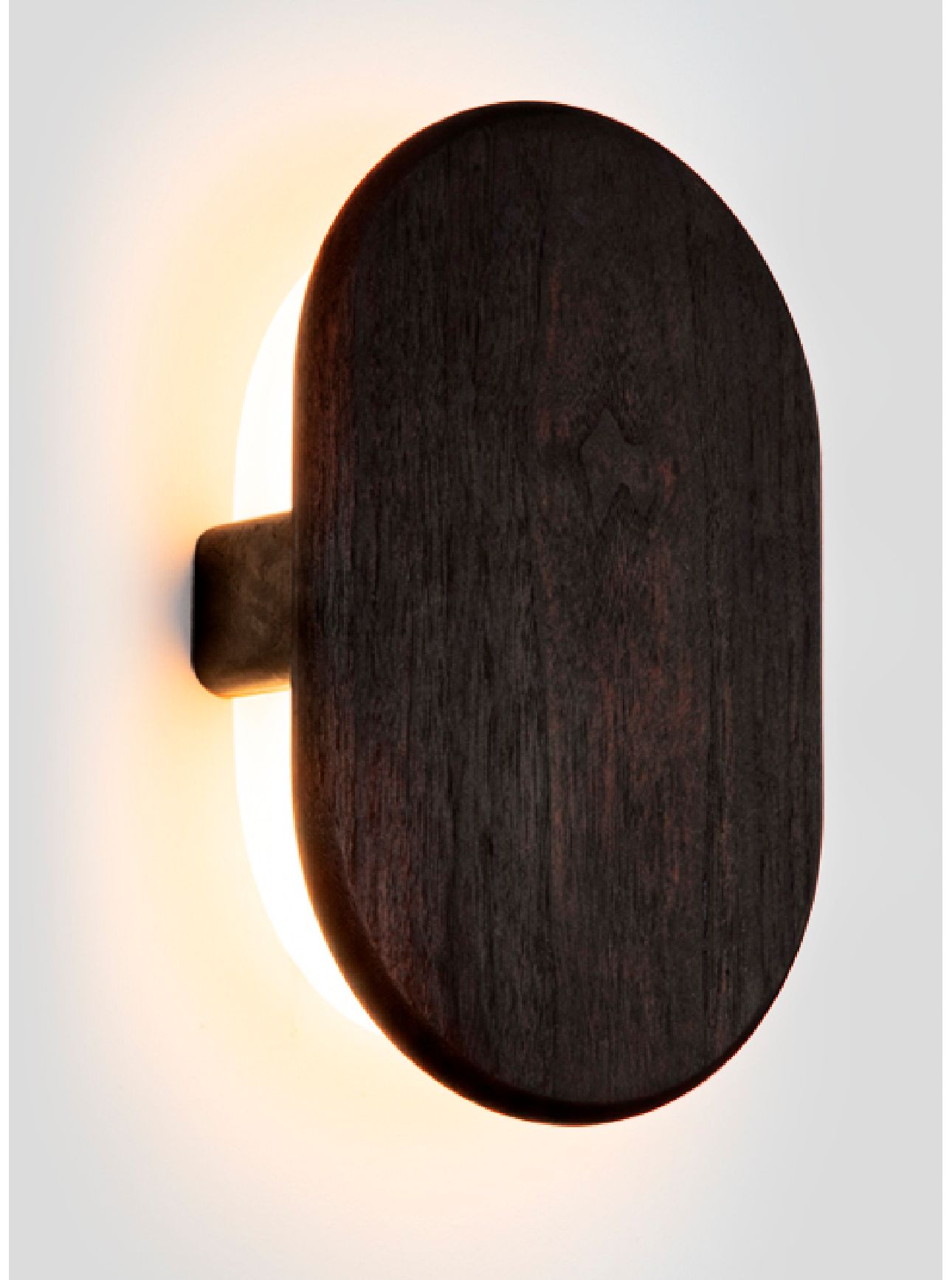 Tempus LED Sconce - Dark Stained Walnut - 3500K - P1 Driver