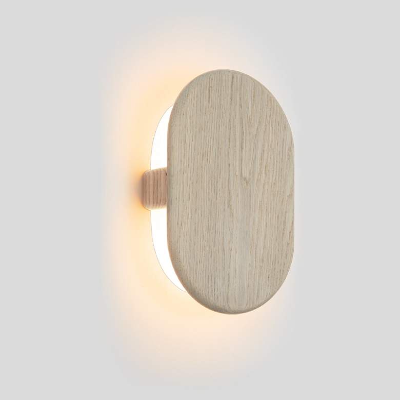 Image 1 Tempus LED Sconce - White Washed Oak - 2700K - P1 Driver