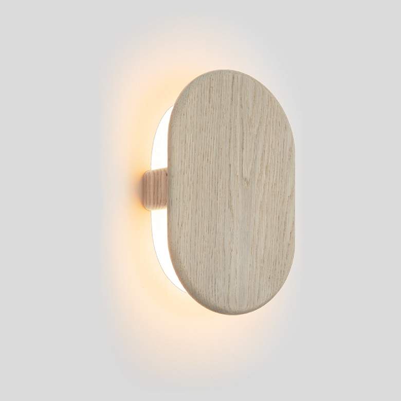 Image 1 Tempus LED Sconce - White Washed Oak - 4000K - P1 Driver
