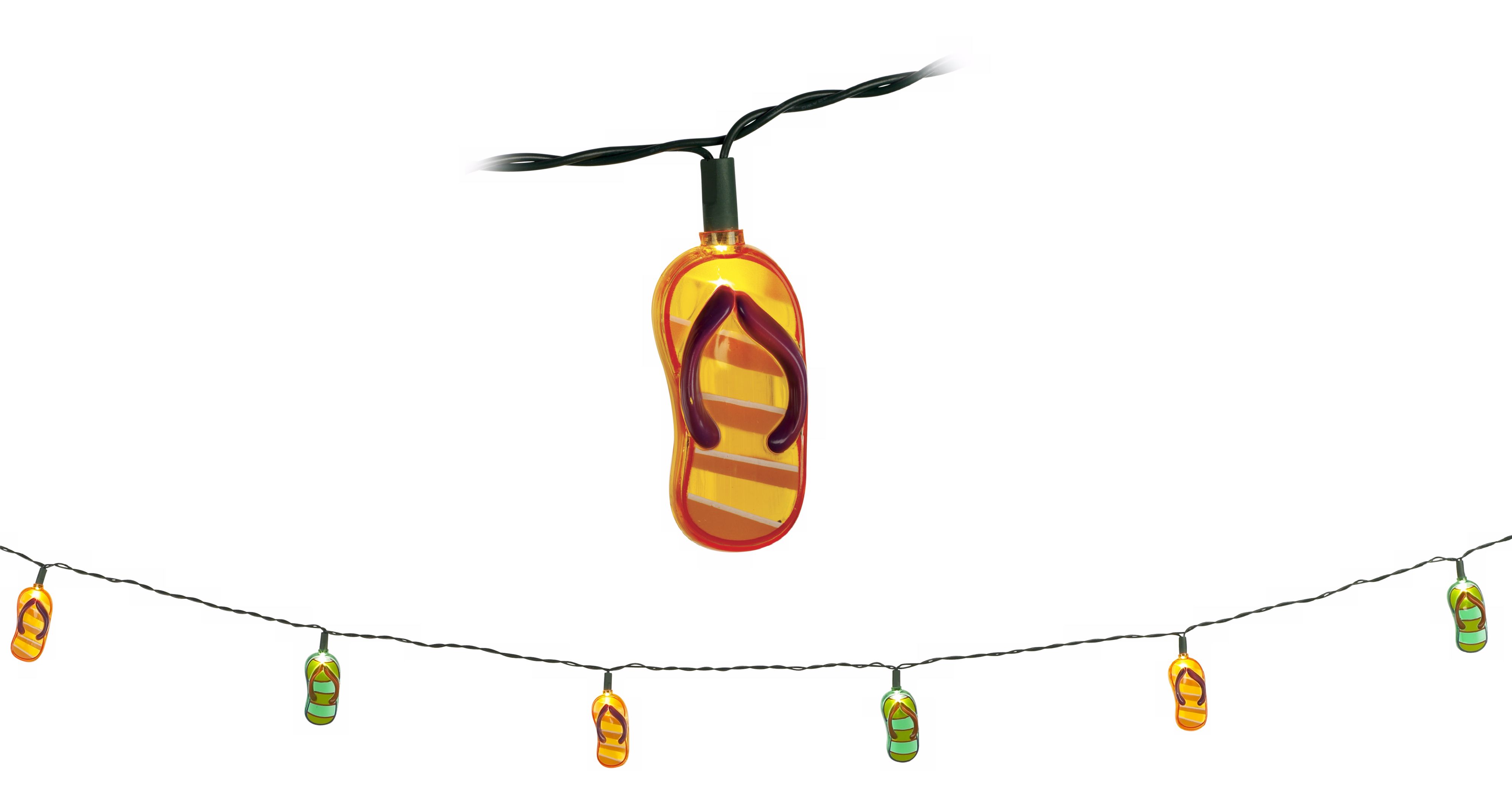 Ten Light Flip Flop Sandle Party Light Set