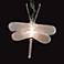 Ten Silver Mesh Dragonfly Party String Lights