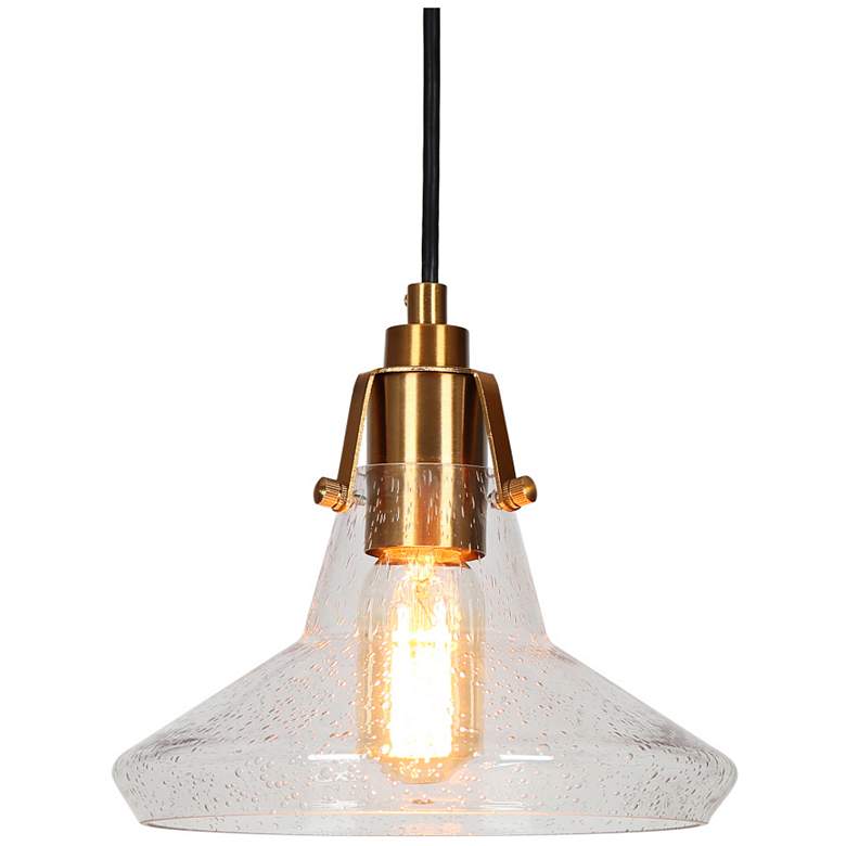 Image 1 Tencanonia 8 1/2" Wide Plating Brass Mini Pendant