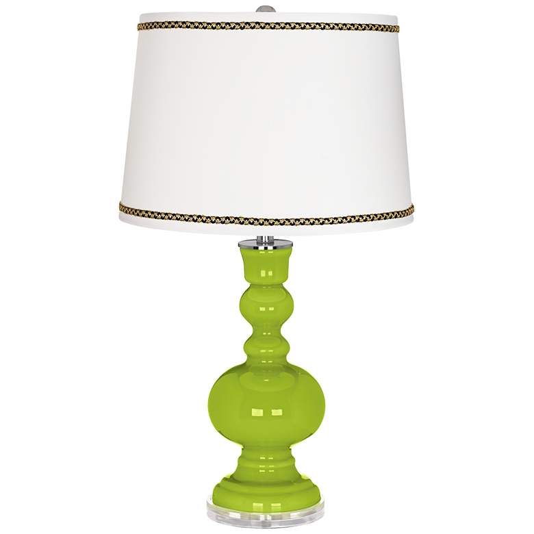 Image 1 Tender Shoots Apothecary Table Lamp with Ric-Rac Trim