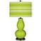 Tender Shoots Bold Stripe Double Gourd Table Lamp