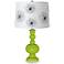 Tender Shoots Flower Graphic Shade Apothecary Table Lamp