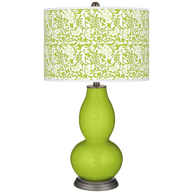 Image 1 Tender Shoots Gardenia Double Gourd Table Lamp