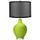 Tender Shoots Ovo Table Lamp with Organza Black Shade