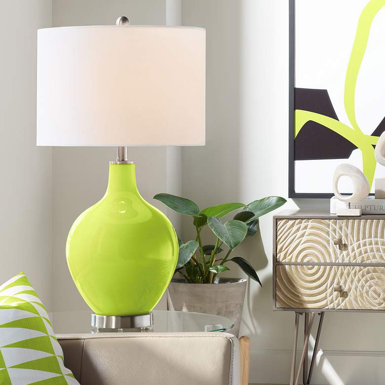 Image 1 Tender Shoots Ovo Table Lamp