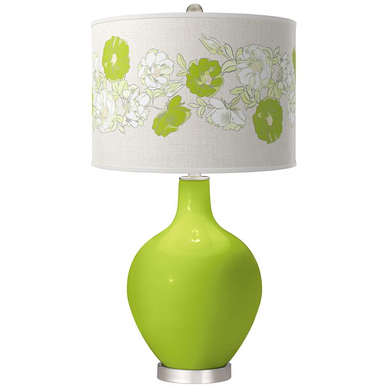 Image 1 Tender Shoots Rose Bouquet Ovo Table Lamp