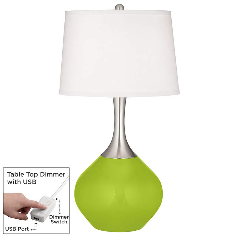 Image 1 Tender Shoots Spencer Table Lamp with Dimmer