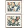 2_Tender Tulips 31"W x 25"H Framed Art - Set of 2