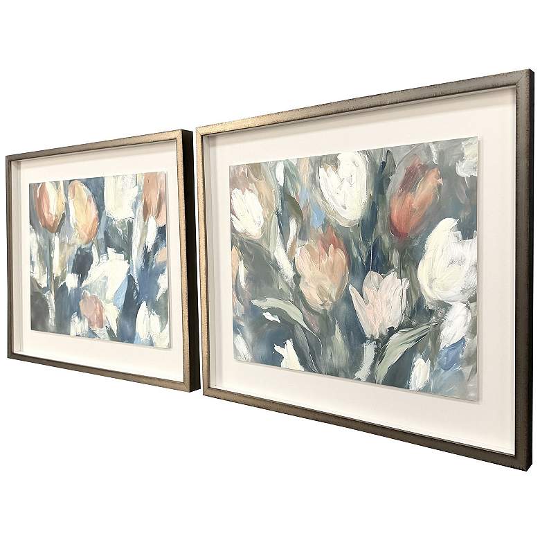 Image 3 Tender Tulips 31"W x 25"H Framed Art - Set of 2 more views