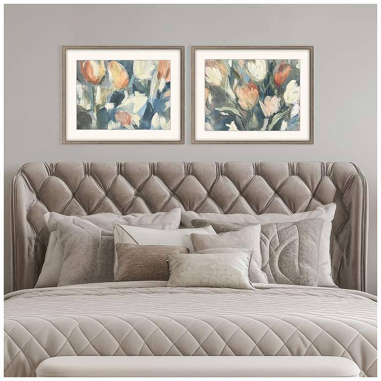 Image 5 Tender Tulips 31"W x 25"H Framed Art - Set of 2 more views