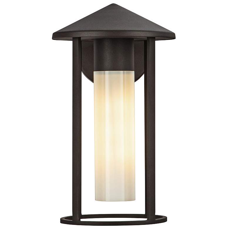 Image 1 Tenko 12 3/4" High Bronze Outdoor Wall Light