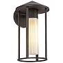 3_Tenko 12 3/4" High Bronze Outdoor Wall Light more views